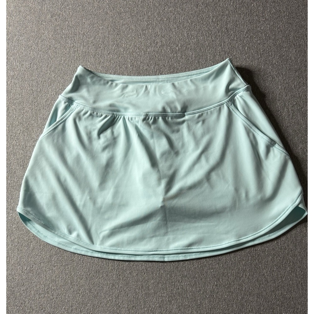 Fila Women's Light Teal Blue Performance Skort Medium Tennis Prep Athleisure